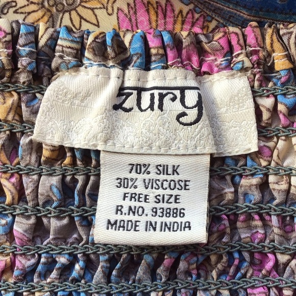 Zury Boho Floral Paisley Ruffle Hem Sundress - Picture 8 of 9